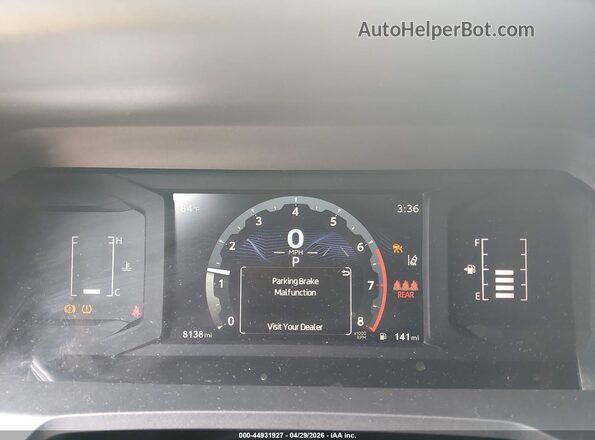 3TYKB5FN9ST028404 2025 TOYOTA TACOMA Gray Հետևի նստատեղերի տեսք