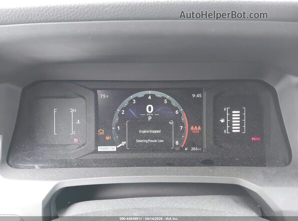 3TYLB5JN3ST071308 2025 TOYOTA TACOMA White Vista de los asientos traseros