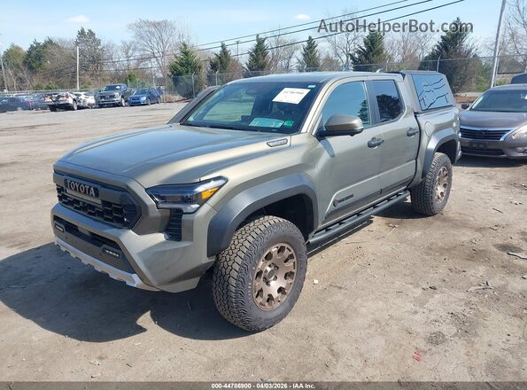 3TYLC5LN9ST033916 2025 TOYOTA TACOMA HYBRID Gray Առջևի ձախ երեք քառորդ տեսարան