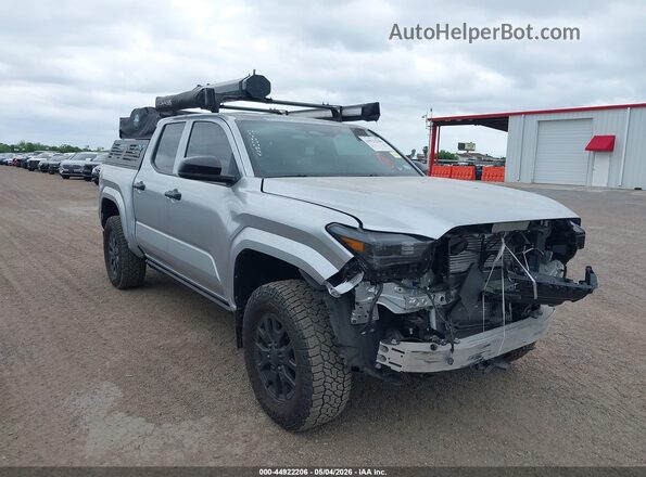 3TYLD5KNXST012295 2025 TOYOTA TACOMA Silver Front view