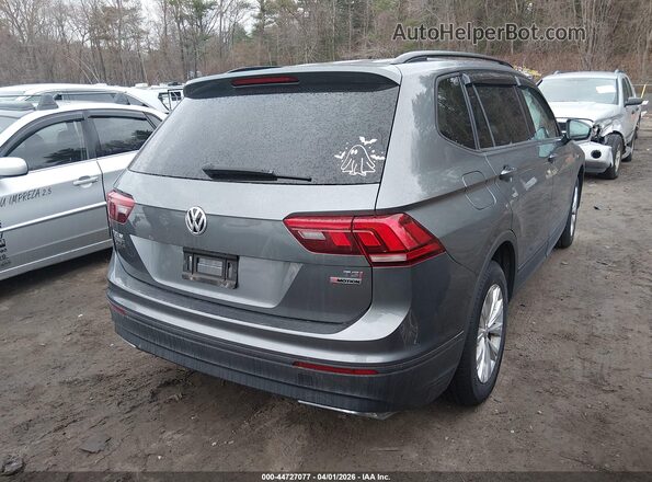 3VV0B7AX1JM111784 2018 VOLKSWAGEN TIGUAN Gray Задня права чверть