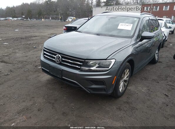 3VV0B7AX1JM111784 2018 VOLKSWAGEN TIGUAN Gray Передня ліва чверть