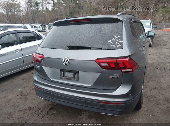 3VV0B7AX1JM111784 2018 VOLKSWAGEN TIGUAN Gray 