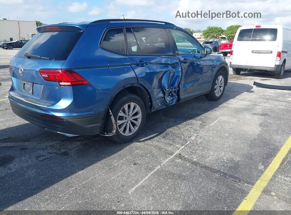 3VV1B7AX0JM028643 2018 VOLKSWAGEN TIGUAN Blue Rear right