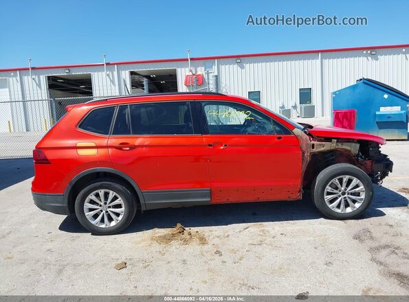 3VV1B7AX6JM028601 2018 VOLKSWAGEN TIGUAN Orange Widok wnętrza 360 stopni