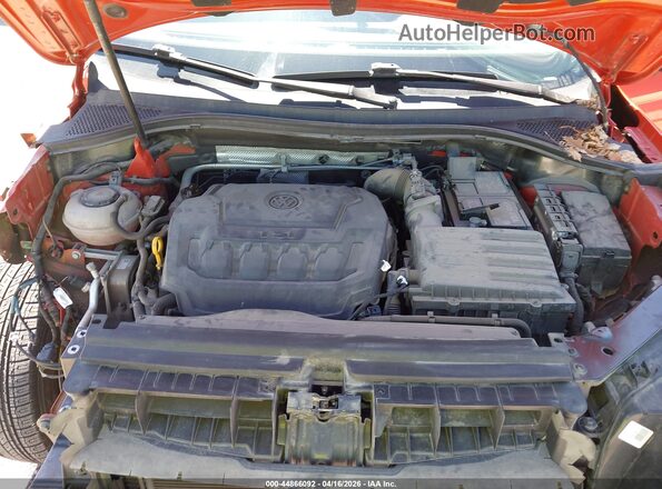 3VV1B7AX6JM028601 2018 VOLKSWAGEN TIGUAN Orange Widok z tyłu
