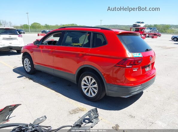 3VV1B7AX6JM028601 2018 VOLKSWAGEN TIGUAN Orange Tył lewy