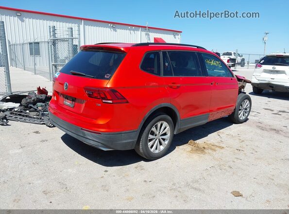 3VV1B7AX6JM028601 2018 VOLKSWAGEN TIGUAN Orange Tył prawy