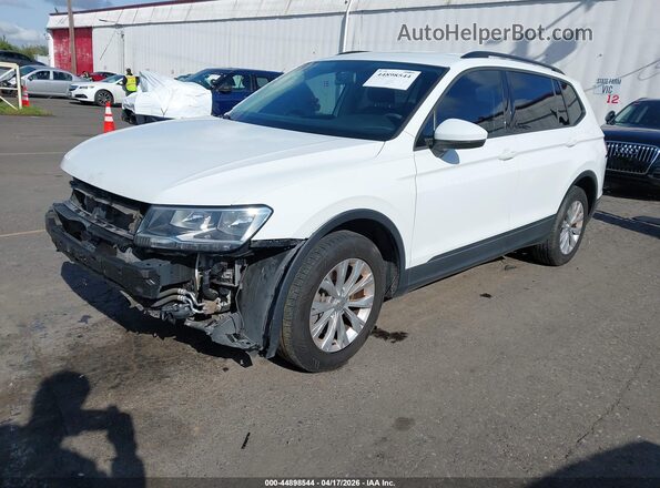 3VV1B7AX7KM049880 2019 VOLKSWAGEN TIGUAN White Vista tres cuartos delantera izquierda