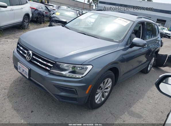 3VV1B7AX9LM164658 2020 VOLKSWAGEN TIGUAN Gray Передня ліва чверть