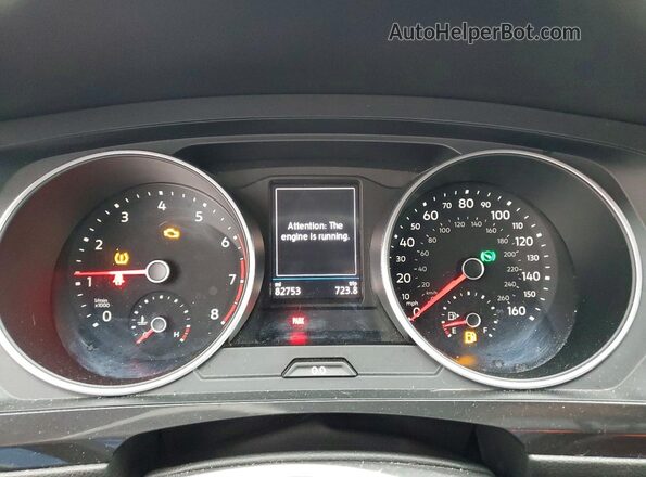3VV2B7AX2KM056207 2019 VOLKSWAGEN TIGUAN Черный 