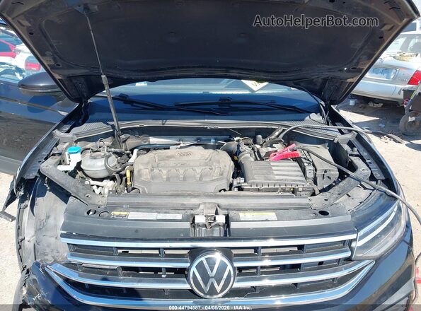 3VV2B7AX3NM038027 2022 VOLKSWAGEN TIGUAN Черный Вид сзади