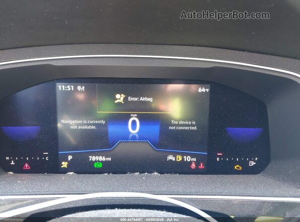 3VV2B7AX3NM038027 2022 VOLKSWAGEN TIGUAN Черный Вид задних сидений