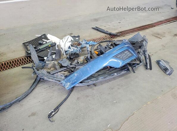 3VV2B7AX6JM066110 2018 VOLKSWAGEN TIGUAN Blue Vista del compartimento del motor