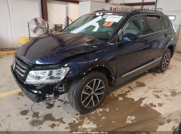 3VV2B7AX6MM056455 2021 VOLKSWAGEN TIGUAN Blue Front left