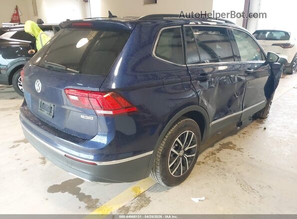 3VV2B7AX6MM056455 2021 VOLKSWAGEN TIGUAN Blue Rear right