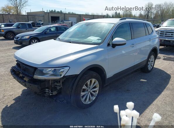 3VV2B7AX7KM045879 2019 VOLKSWAGEN TIGUAN Белый Передняя левая четверть