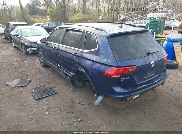 3VV2B7AX7MM025425 2021 VOLKSWAGEN TIGUAN Blue უკანა მარცხენა