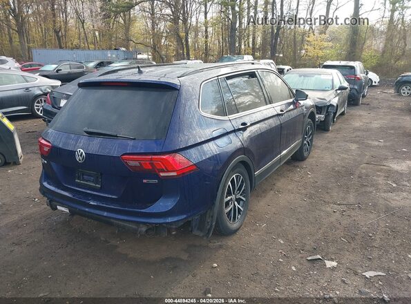 3VV2B7AX7MM025425 2021 VOLKSWAGEN TIGUAN Blue უკანა მარჯვენა