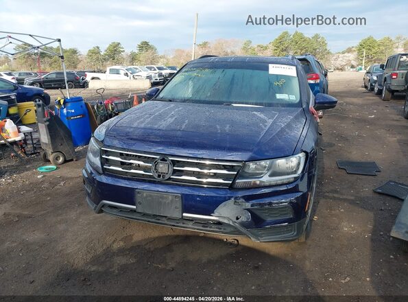 3VV2B7AX7MM025425 2021 VOLKSWAGEN TIGUAN Blue ხელსაწყოთა პანელის ხედი