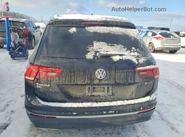 3VV2B7AX8MM003773 2021 VOLKSWAGEN TIGUAN Black Հետևի տեսք