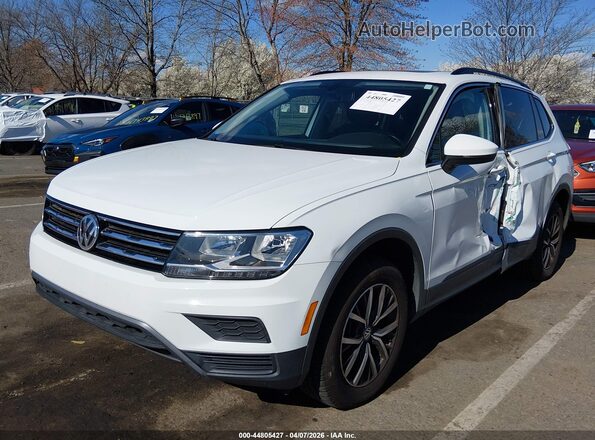 3VV2B7AX9KM185836 2019 VOLKSWAGEN TIGUAN Белый Передняя левая четверть