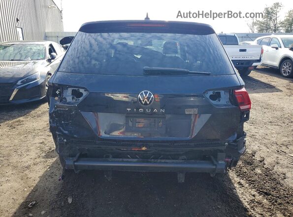 3VV3B7AX0NM084516 2022 VOLKSWAGEN TIGUAN Black Vista trasera