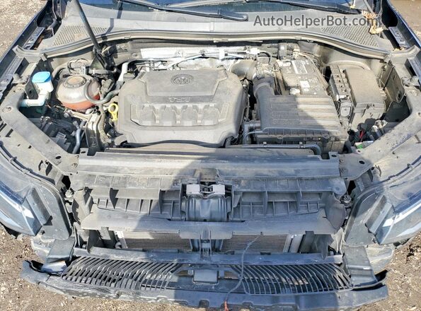3VV3B7AX0NM084516 2022 VOLKSWAGEN TIGUAN Black Vista del compartimento del motor
