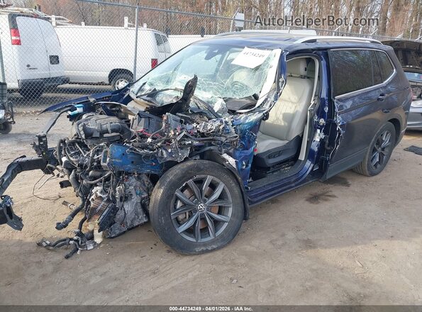 3VV3B7AX0PM091100 2023 VOLKSWAGEN TIGUAN Blue Передня ліва чверть