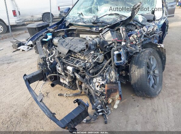 3VV3B7AX0PM091100 2023 VOLKSWAGEN TIGUAN Blue Вид задньої частини салону