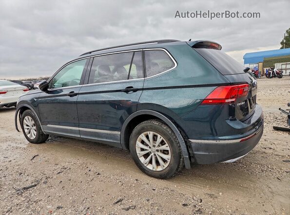 3VV3B7AX1JM007938 2018 VOLKSWAGEN TIGUAN Green Rear left