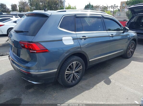 3VV3B7AX1JM046125 2018 VOLKSWAGEN TIGUAN Blue Задня права чверть
