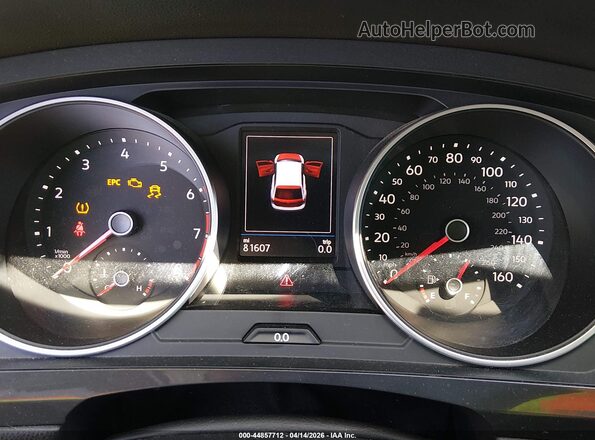 3VV3B7AX1LM036536 2020 VOLKSWAGEN TIGUAN Gray Вид задніх сидінь