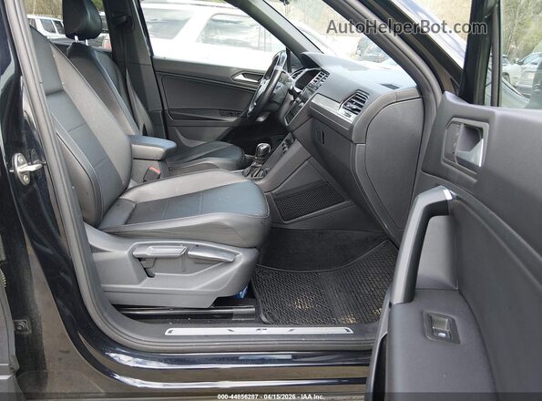 3VV3B7AX3KM094596 2019 VOLKSWAGEN TIGUAN Black წინა სალონის ხედი