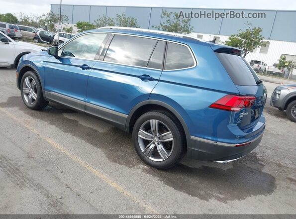 3VV3B7AX3LM006101 2020 VOLKSWAGEN TIGUAN Blue Rear left