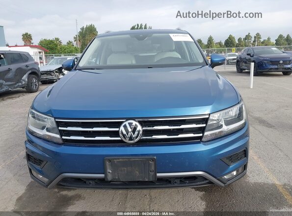 3VV3B7AX3LM006101 2020 VOLKSWAGEN TIGUAN Blue Instrument cluster view
