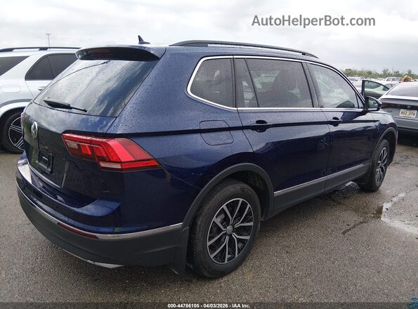 3VV3B7AX5MM102121 2021 VOLKSWAGEN TIGUAN Blue Հետևի աջ