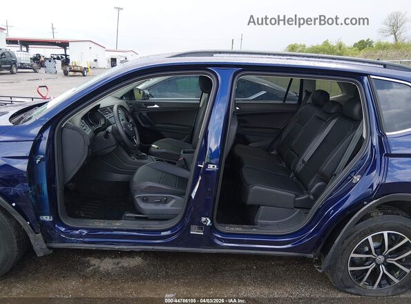 3VV3B7AX5MM102121 2021 VOLKSWAGEN TIGUAN Blue Դիմացի տեսք