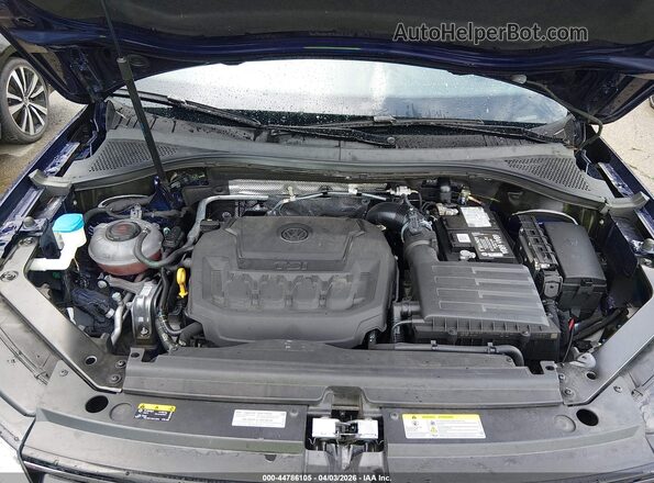 3VV3B7AX5MM102121 2021 VOLKSWAGEN TIGUAN Blue Հետևի տեսք