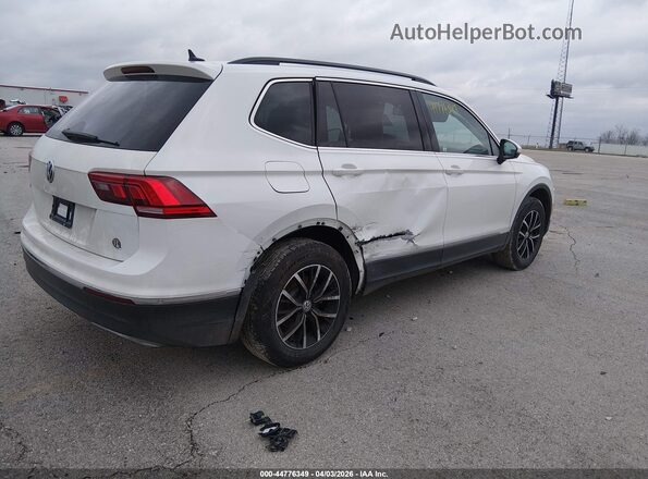 3VV3B7AX5MM135507 2021 VOLKSWAGEN TIGUAN White Задня права чверть