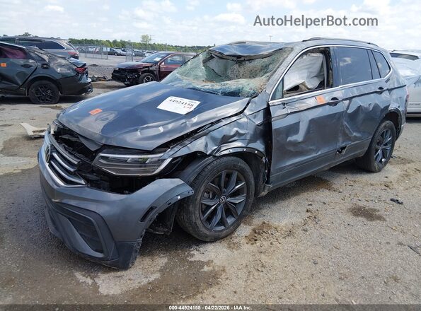 3VV3B7AX5NM123472 2022 VOLKSWAGEN TIGUAN Серый Передняя левая четверть