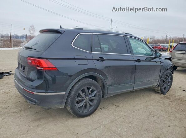 3VV3B7AX8RM127912 2024 VOLKSWAGEN TIGUAN Черный Задняя правая четверть