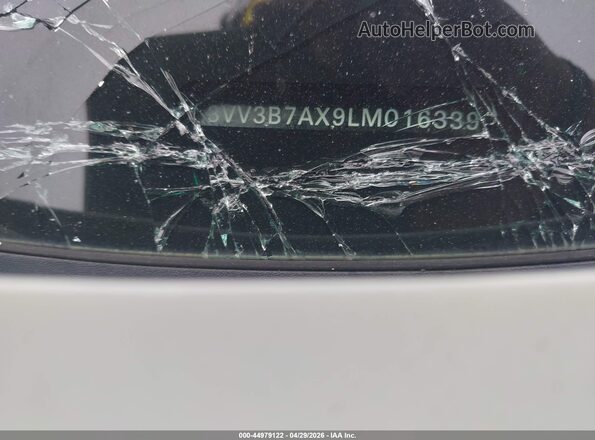3VV3B7AX9LM016339 2020 VOLKSWAGEN TIGUAN White ძრავის განყოფილების ხედი