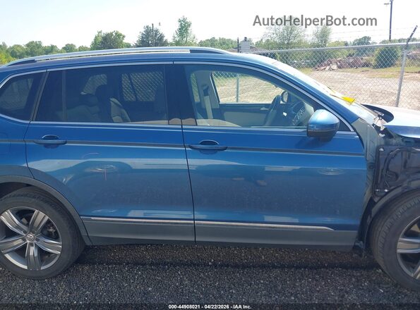 3VV4B7AX2KM062887 2019 VOLKSWAGEN TIGUAN Blue Widok wnętrza z tyłu