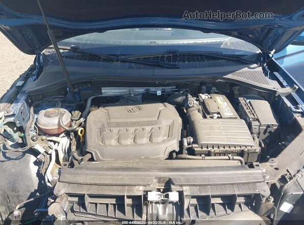 3VV4B7AX2KM062887 2019 VOLKSWAGEN TIGUAN Blue Widok z tyłu