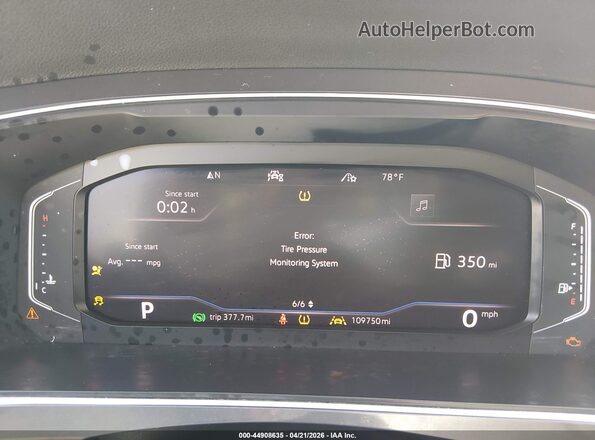3VV4B7AX2LM034461 2020 VOLKSWAGEN TIGUAN White Вид задніх сидінь