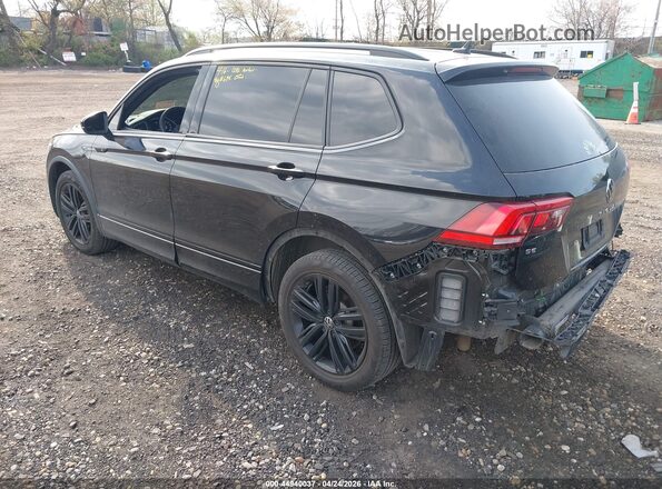 3VVCB7AX6NM014051 2022 VOLKSWAGEN TIGUAN Black Tył lewy