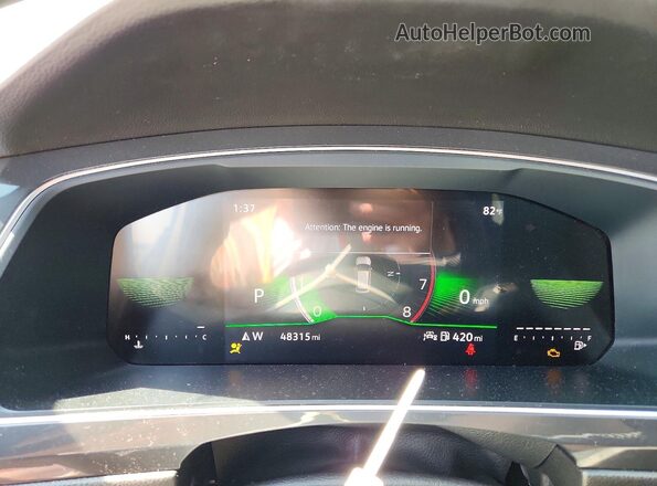 3VVCB7AX8PM124070 2023 VOLKSWAGEN TIGUAN Silver Instrument cluster view