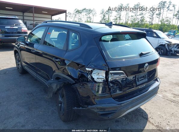 3VVDX7B2XNM005488 2022 VOLKSWAGEN TAOS Black Trasero izquierdo