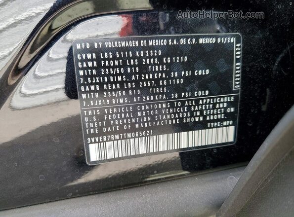 3VVER7RM7TM065621 2026 VOLKSWAGEN TIGUAN Черный 